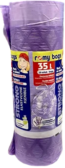 Zdjęcie produktu - Worki na śmieci zapach z taśmą Rymoplast 35l 16szt