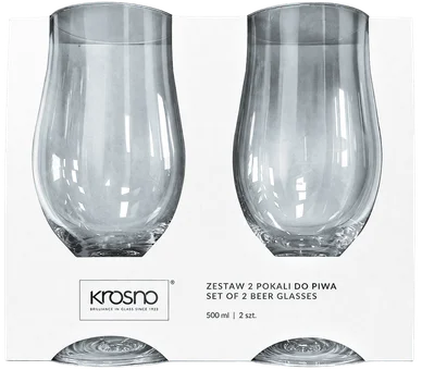 Zdjęcie produktu - Zestaw pokali do piwa Krosno 2x0,5l