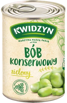 Bób konserwowy Kwidzyn 400/240g widok główny 