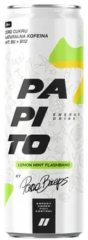 Zdjęcie produktu - Napój energetyczny lemon mint Papito zero 330ml