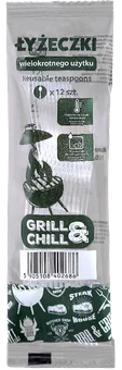 Łyżeczki transp wielokrot użytku Grill&Chill 12szt widok 1