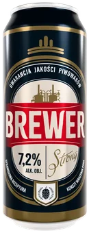 Piwo Brewer strong 0,5l 7,2% puszka widok 1