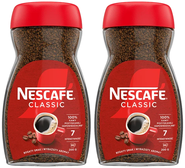 Kawa rozpuszczalna Classic Nescafe 200g widok 1