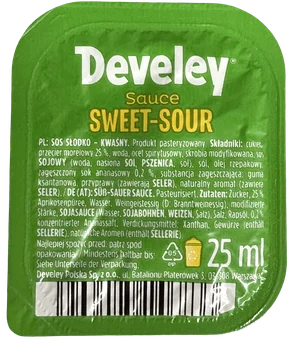 Sos słodko kwaśny Develey 25ml widok główny 