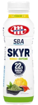 Zdjęcie produktu - Jogurt pitny skyr mango matcha SBA Mlekovita 330g