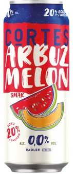 Piwo Cortes arbuz melon 0,5l 0% puszka widok główny