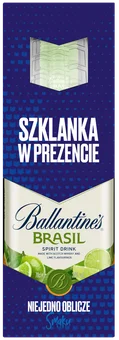 Napój spiry Ballantines Brasil 0,7l 35% + szklanka widok główny