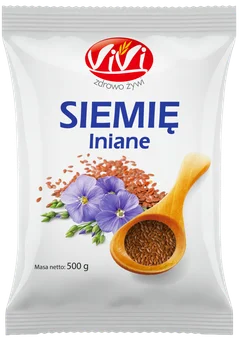 Zdjęcie produktu - Siemię lniane Vivi 500g