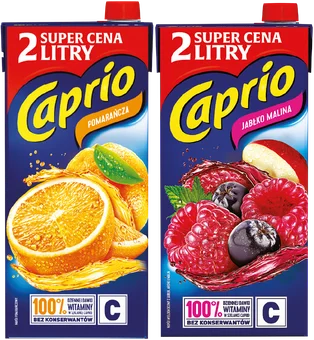 Napój niegaz. pomarańczowy Caprio 2l widok 1