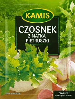 Zdjęcie produktu - Czosnek z natką pietruszki Kamis 10g