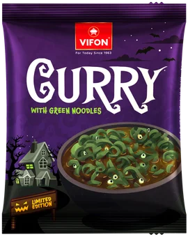 Zdjęcie produktu - Zupa o smaku kurczaka Halloween Vifon 70g mix