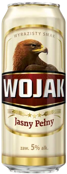 Piwo Wojak jasny pełny 0,5l 5% puszka widok 1