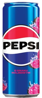 Zdjęcie produktu - Napój gaz. Pepsi Cola malina 330ml puszka