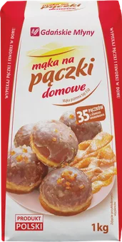 Mąka na pączki domowe typ 550 Gdańskie Młyny 1kg widok 1