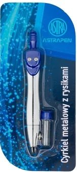 Cyrkiel metalowy z dodatko. rysikami Astrapen SZ26 widok 1