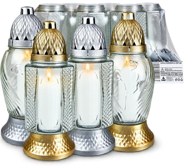 Zdjęcie produktu - Znicz szklany LA619, LA620, S-966, S-967