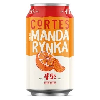Piwo Cortes mandarynka 330ml 4,5% puszka widok główny 