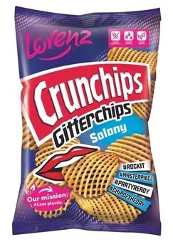 Chipsy Crunchips gitterchips solony 140g widok 1