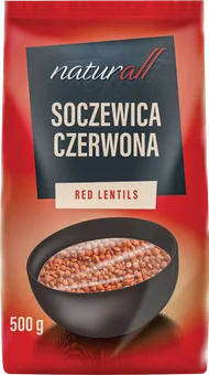 Soczewica czerwona Naturall 500g widok 1