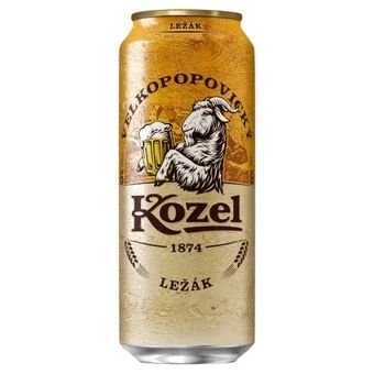 Piwo Kozel Leżak 0,5l 4,6% puszka widok 1