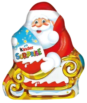 Figurka Mikołaj z niespodz. nieb. Kinder 75g BN25 widok główny