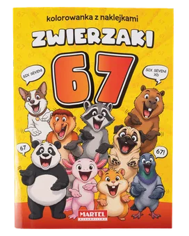 Zdjęcie produktu - Kolorowanka 67 z naklejkami mix