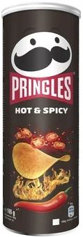 Chipsy Pringles hot&spicy 165g widok 1