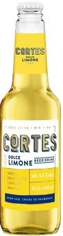 Zdjęcie produktu - Piwo Cortes dolce limone 410ml 4,5% but. bzzw.
