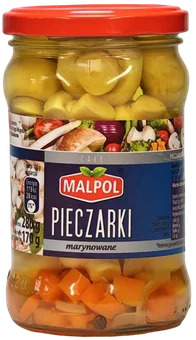 Pieczarki marynowane Malpol 280/165g widok 1