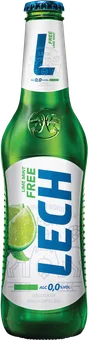 Piwo Lech Free limonka mięta 0,5l 0% but. zw. widok główny