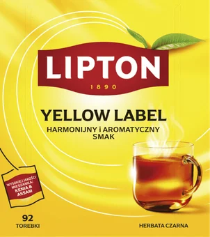Herbata czarna ekspresowa Lipton 92x2g widok główny 