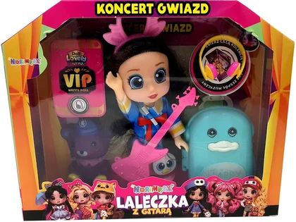 Zdjęcie produktu - Zabawka laleczka z gitarą mix