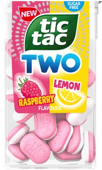 Drażetki Tic Tac Two raspberry lemon 38,5g widok 1