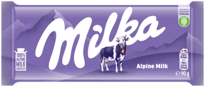 Czekolada alpine milk Milka 90g widok 1