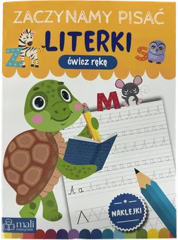 Zdjęcie produktu - Książka kaligrafia smyka z naklejkami mix