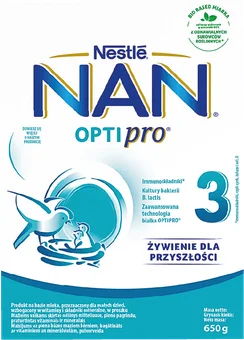 Zdjęcie produktu - Mleko Nan Optipro 2, 3, 4