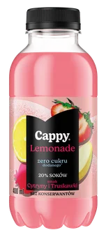 Zdjęcie produktu - Lemoniada niegaz. cytryny truskaw zero Cappy 400ml