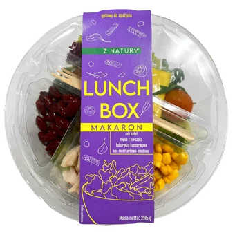 Lunchbox z kurczakiem i makaronem Nowalijka 295g widok 1
