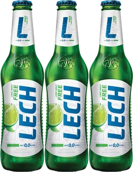 Piwo Lech Free limonka mięta 0,5l 0% but. zw. widok 1