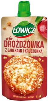 Deser a`la drożdżówka z jabłkami Łowicz 100g widok 1
