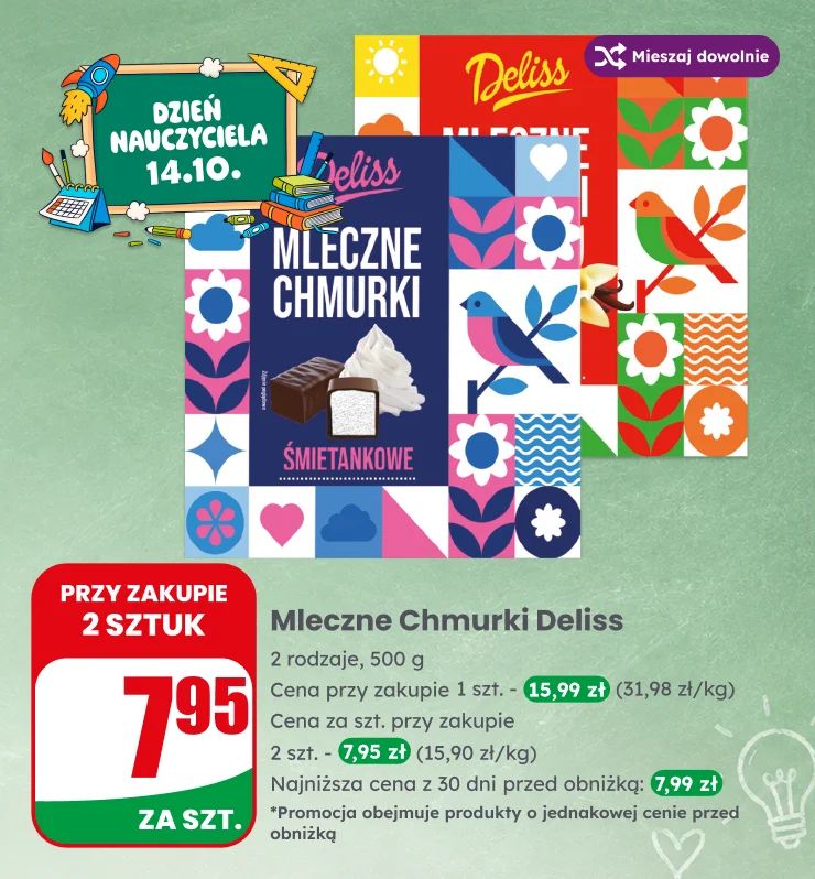 Banner dzień nauczyciela bombonierka bombonierki czekolada raffaello merci wedel deliss
