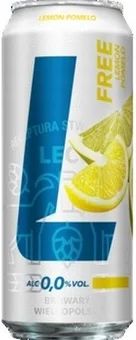 Zdjęcie produktu - Piwo Lech free cytryna pomelo 0,5l 0% puszka