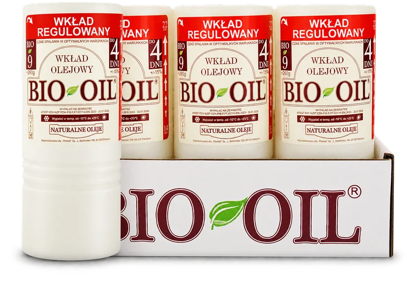 Wkład olejowy regulowany BIO9 260g 4 dni widok 1