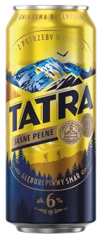 Piwo Tatra pils 0,5l 6% puszka widok główny