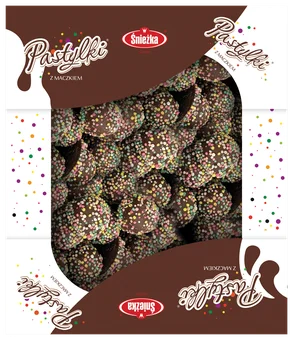 Cukierki pastylki z maczkiem Śnieżka 500g widok 1