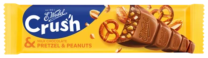 Zdjęcie produktu - Baton milk chocola&pretzel&peanuts Crush Wedel 25g