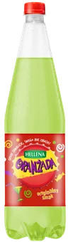 Napój gaz oranżada zielona 20% soku Hellena 1,25l widok 1