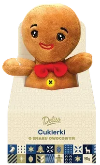 Cukierki owocowe z maskotką Deliss 90g mix BN25 widok 1