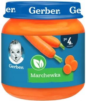 Zdjęcie produktu - Danie marchewka Gerber 80g
