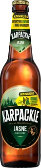 Piwo Karpackie Jasne 0,5l 6% but. zw. widok główny 